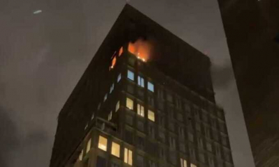 В элитном жилом комплексе Lucky в центре Москвы вспыхнула квартира