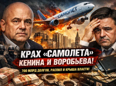 &laquo;Самолет&raquo; Кенина и Воробьева падает: застройщик с долгами на 700 млрд просит милостыню у правительства