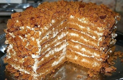 Торт медовый торопыжка